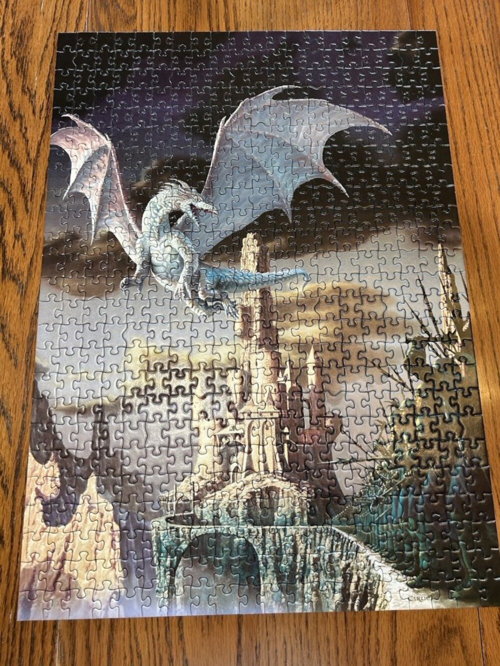 2008 Educa HOBSYLLWIN ATTACK Puzzle CIRUELO Puzzle Passion Dragon 500 pcs Gift - Picture 2 of 16
